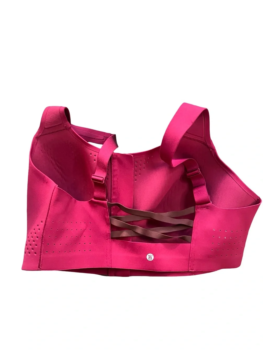 VSX Featherweight Maxi Front-Close Sports Bra Campari Red 36DD